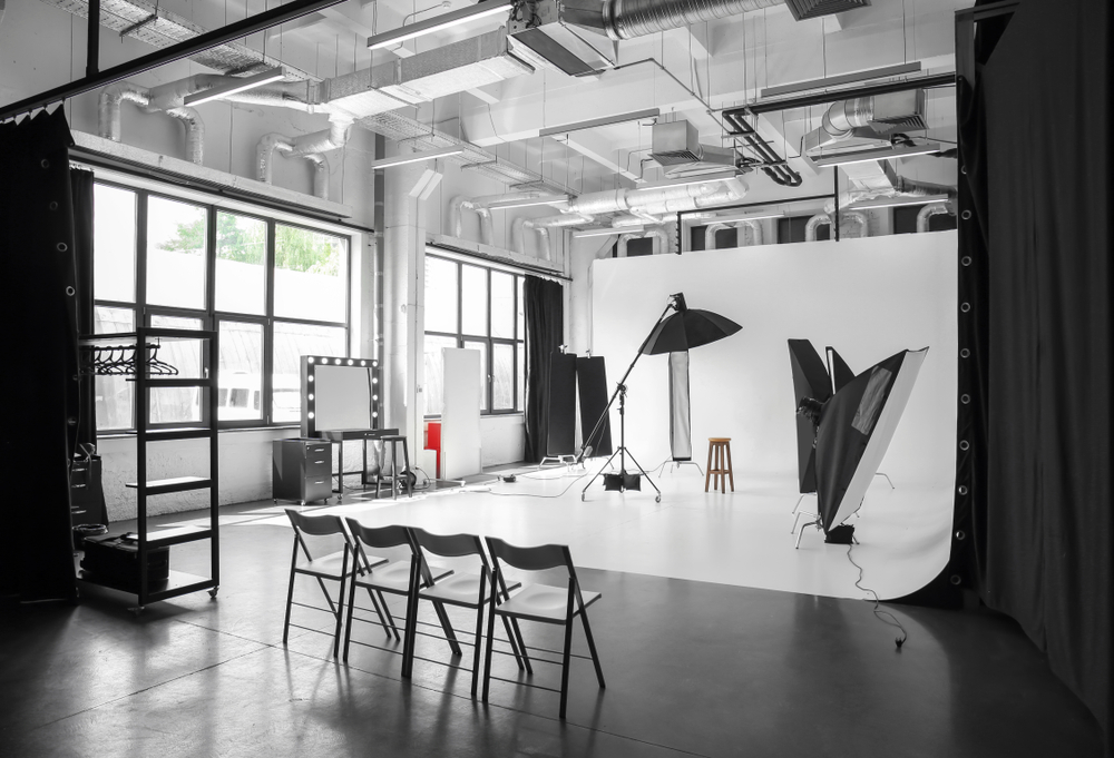 De studio van fotografie Amsterdam waar klanten langs kunnen komen voor een professionele fotoshoot.